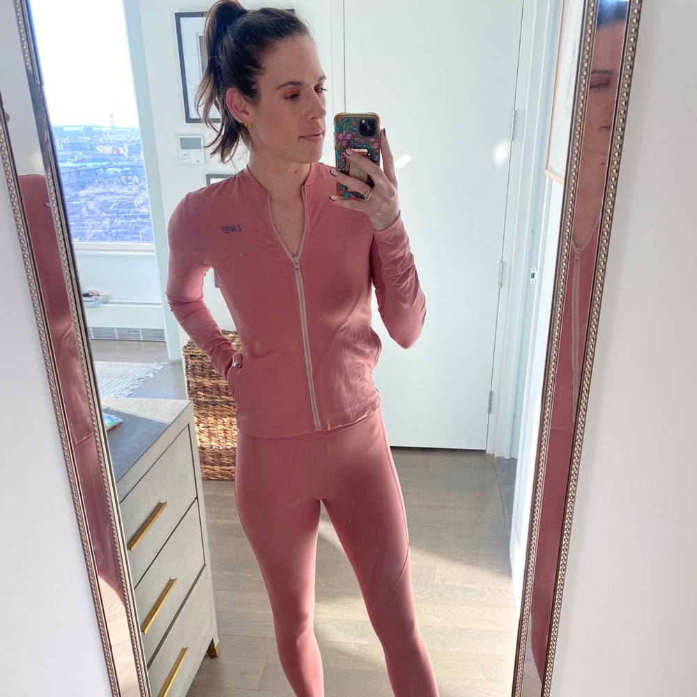 Live! Pink Long Sleeve Activewear Zip Front Jacket